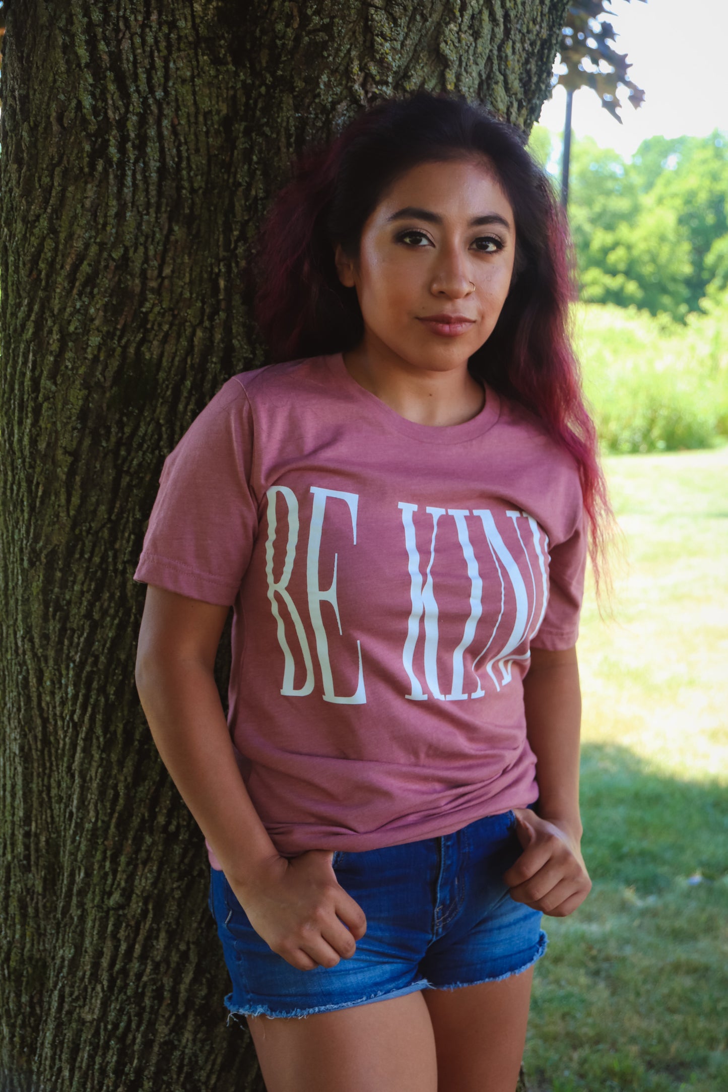 BE KIND Tee (Mauve)