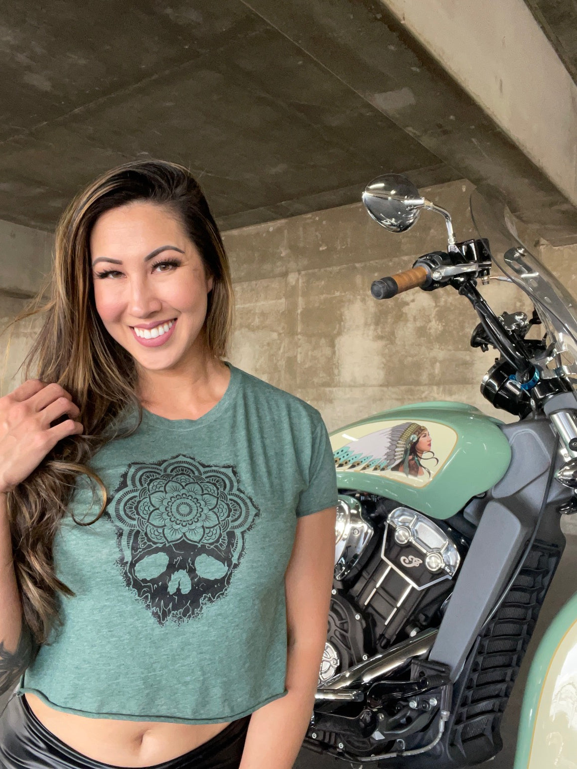 Women's Mandala Crop