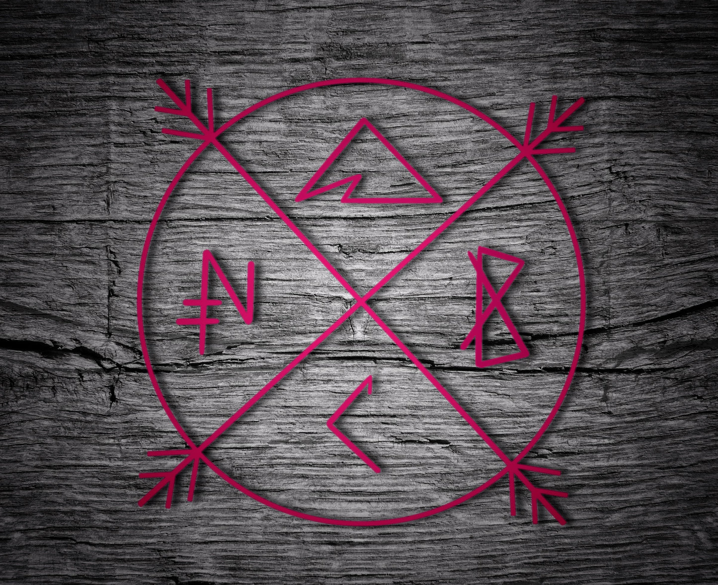 11” Native Badge Die Cut Decal