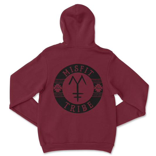 Misfit Tribe Hoodie (Burgundy)