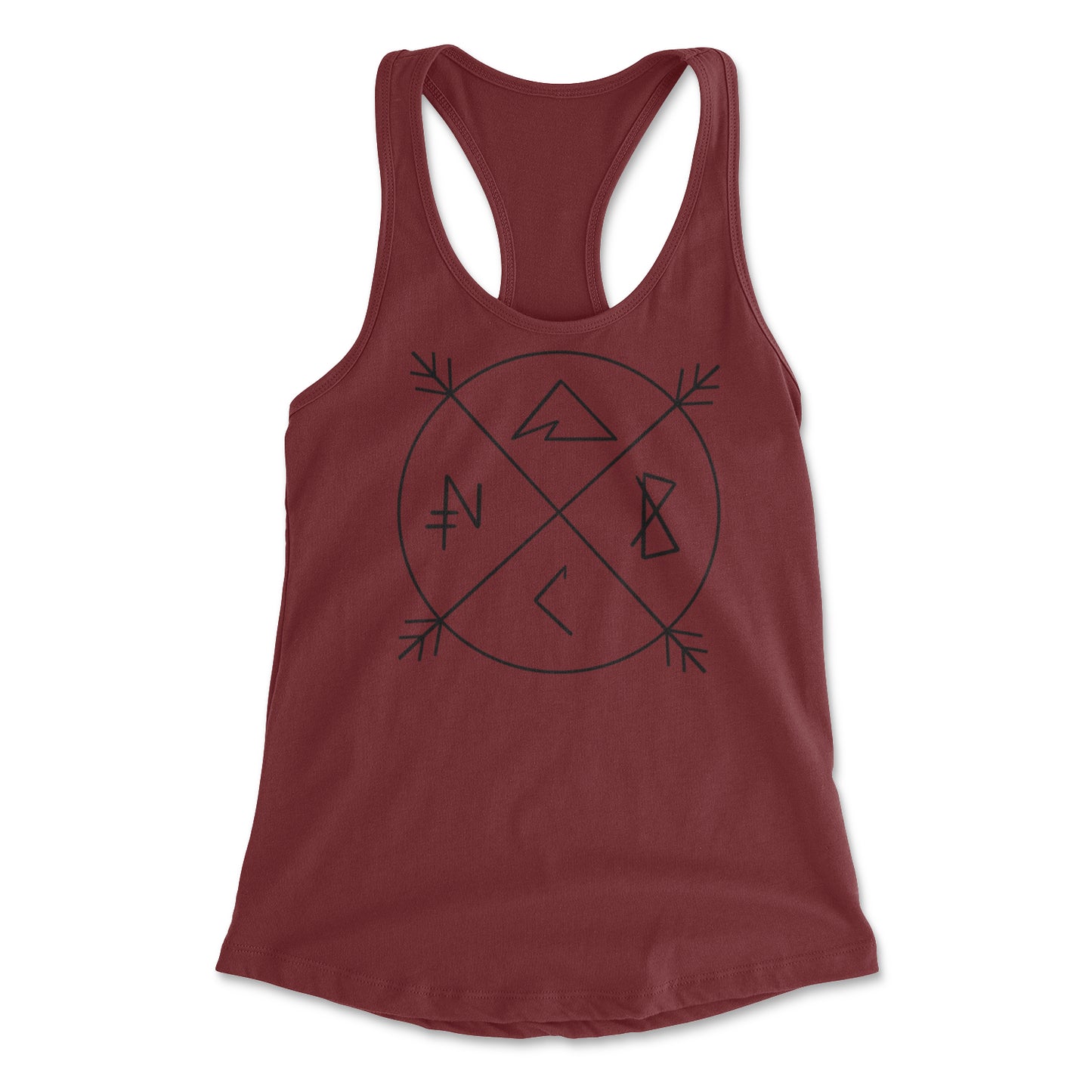 Native Badge Tank - Red (FITTED)